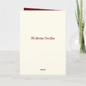 Süße Feiertagskarte (Rückseite)