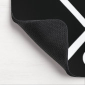 Süße Feldhockeyspieler lieben Symbol  Mousepad (Ecke)