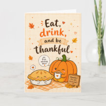 Süße festliche Thanksgiving-Grüße