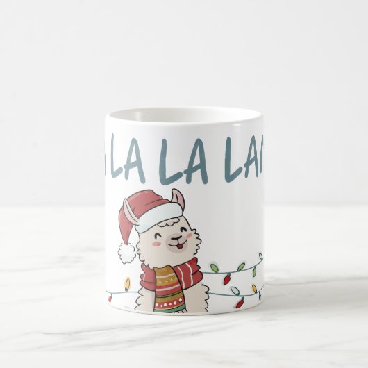 Süße Festtagslama Kaffeetasse (Mittel)