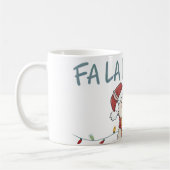 Süße Festtagslama Kaffeetasse (Links)