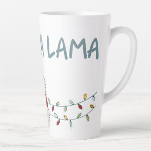 Süße Festtagslama Milchtasse