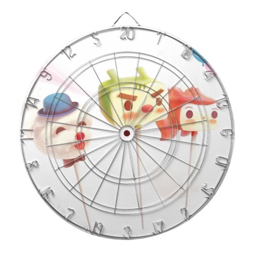 Süße Figur Cake Pops Dartscheibe (vorne)