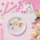 Süße Figur Cake Pops Pappteller (Party)