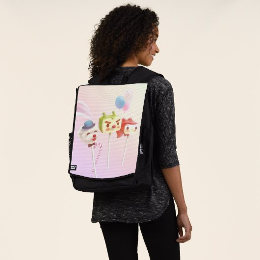 Süße Figur Cake Pops Rucksack (Ausgewaschen)