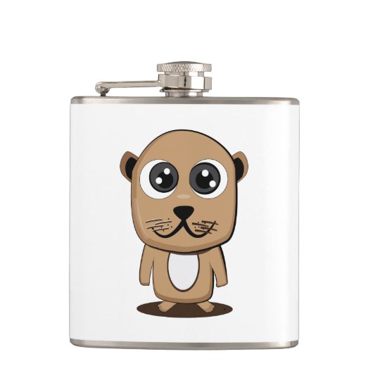 Süße Figur Flachmann (Vorderseite)