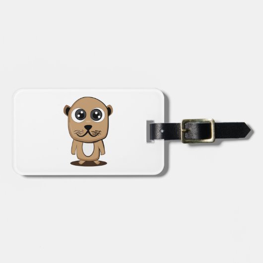 Süße Figur Gepäckanhänger (Vorderseite horizontal)