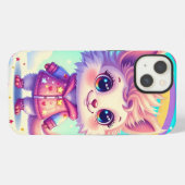 süße Figur-iPhone-Gehäuse iPhone Hülle (Rückseite (Horizontal))