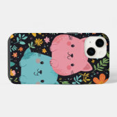 süße Figur-iPhone-Gehäuse iPhone Hülle (Rückseite (Horizontal))