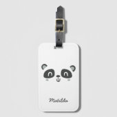 Süße Figur Panda Gepäckanhänger (Vorderseite Vertikal)