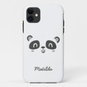Süße Figur Panda Kinder personalisiert Case-Mate iPhone Hülle (Rückseite)