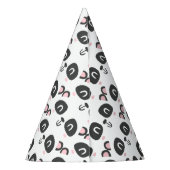 Süße Figur Panda Kindergeburt Partyhütchen (Rückseite)