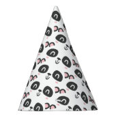 Süße Figur Panda Kindergeburt Partyhütchen (Rechts)