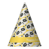 Süße Figur Panda Kindergeburt Partyhütchen (Links)