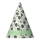 Süße Figur Panda Kindergeburt Partyhütchen (Rückseite)