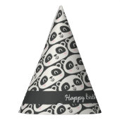 Süße Figur Panda Kindergeburt Partyhütchen (Links)