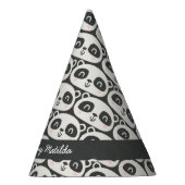 Süße Figur Panda Kindergeburt Partyhütchen (Rechts)