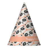 Süße Figur Panda Kindergeburt Partyhütchen (Links)