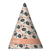 Süße Figur Panda Kindergeburt Partyhütchen (Rechts)