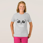 Süße Figur Panda KinderGeburtstagsbekleidung T-Shirt (Vorne ganz)