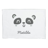 Süße Figur Panda Kissenbezug (Vorderseite-Links)