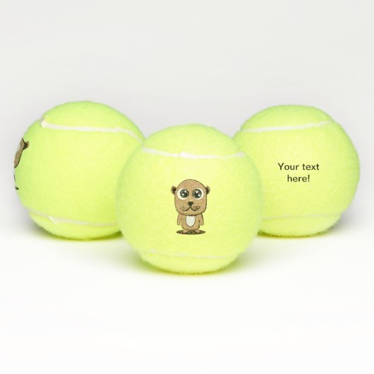 Süße Figur Tennisbälle (Multi)