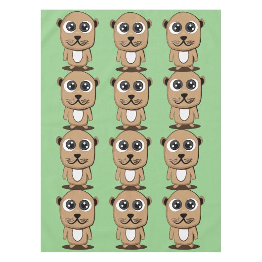 Süße Figur Tischdecke (Vorderseite)