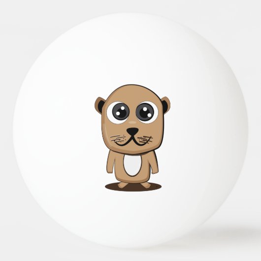 Süße Figur Tischtennisball (Rückseite)