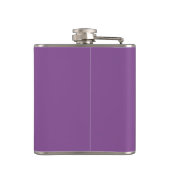 Süße Flamingos individuell monogrammierte Flasche Flachmann (Rückseite)
