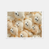 Süße flauschige Teddybären-Decke Fleecedecke (Vorderseite (Horizontal))