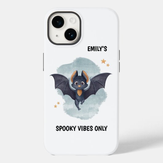 Süße Fledermaus, benutzerdefinierter Name, Hallowe Case-Mate iPhone Hülle (Rückseite)