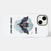 Süße Fledermaus, benutzerdefinierter Name, Hallowe Case-Mate iPhone Hülle (Rückseite (Horizontal))