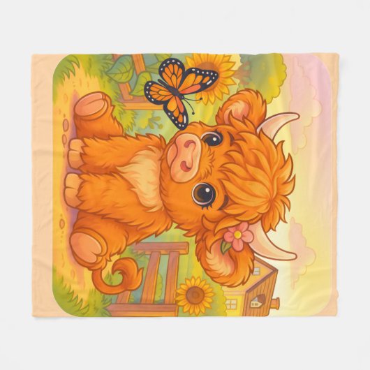 SÜSSE FLEECEDECKE (Vorderseite (Horizontal))