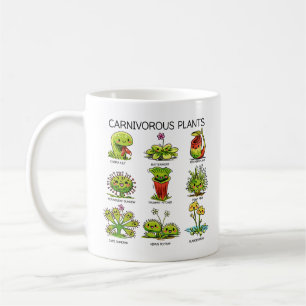 Süße fleischfressende Pflanzen Kaffeetasse
