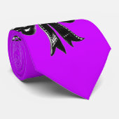 Süße Fliege (Fuchsia Pop) Krawatte (Gerollt)
