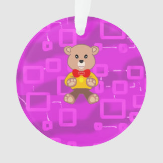 Süße Fliege Teddybär Raumschiff  Ornament