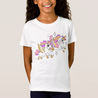 Süße fliegende Einhörner T-Shirt