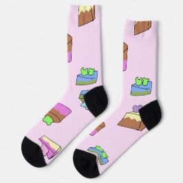 Süße fliegende Froschkuchen Socken