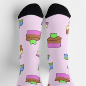 Süße fliegende Froschkuchen Socken (Oben)