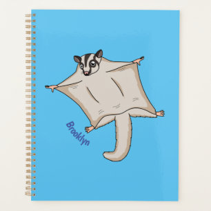Süße fliegende Zucker Gleiter Cartoon-Illustration Planer