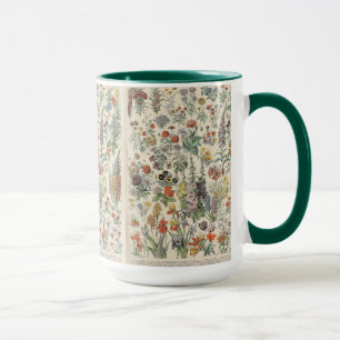 Süße florale botanische Zeichnung von Adolphe Mill Tasse