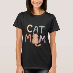 Süße Fluffige Katze Lustige Orange Kitty Hintern L T-Shirt