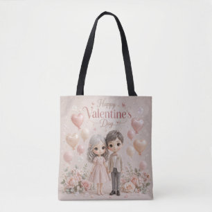 Süße Flüstertöne in Pastellrosa Tasche