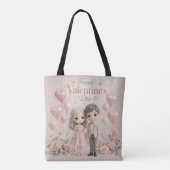Süße Flüstertöne in Pastellrosa Tasche (Rückseite)