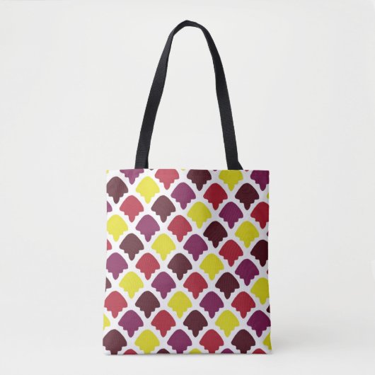 Süße Formen Muster Design Tasche (Vorderseite)