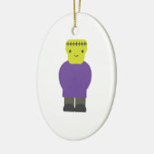 Süsse Frankenstein Monster Keramikornament (Links)