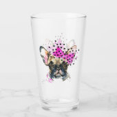 Süsse-Franzose-Stier-Hund Glas (Rückseite)