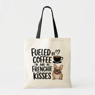 Süße Französische Bulldogge Kaffee Liebhaber Frenc Tragetasche