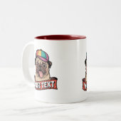 Süße Französische Bulldogge Kaffeetasse (Vorderseite Links)
