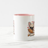 Süße Französische Bulldogge Kaffeetasse (Mittel)